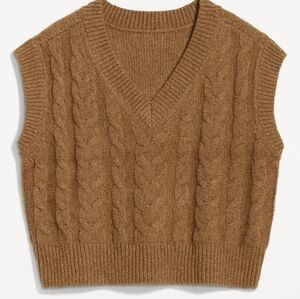 3X • Old Navy • Cable Knit V-Neck Sweater Vest